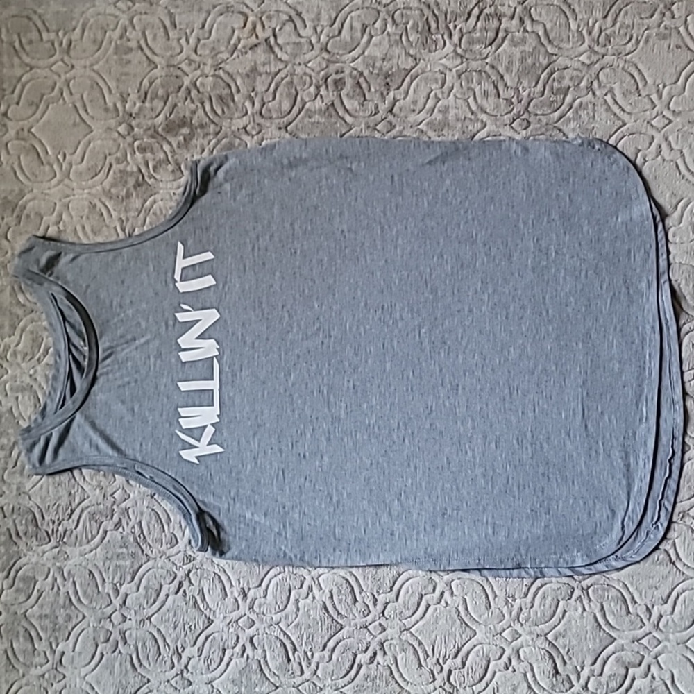 Killin'it sleeveless tank top Small